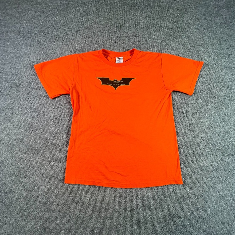 Jerzees T-Shirt Mens Small Orange PHS Homecoming 2008 Graphic Ghost Halloween